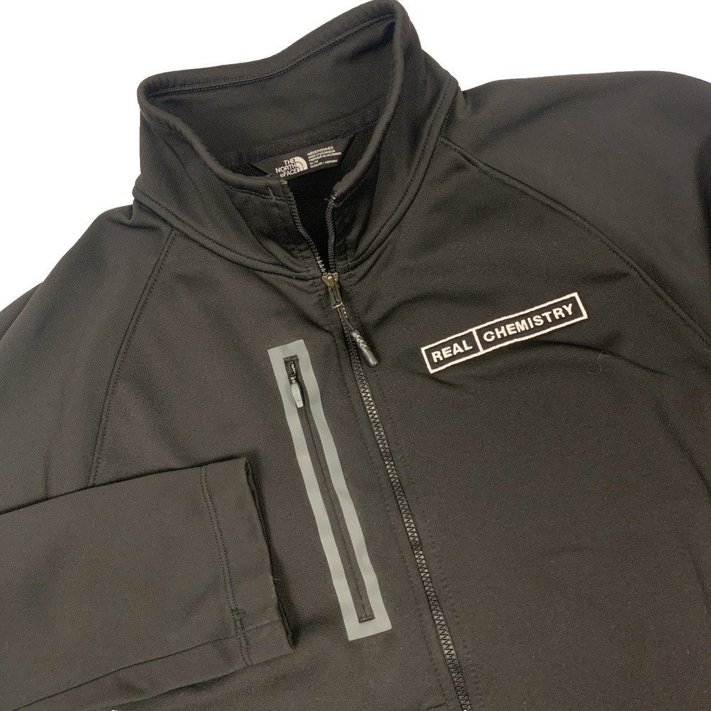 The North Face Black Softshell Stretch Tech Jacket Mens M Real Chemistry